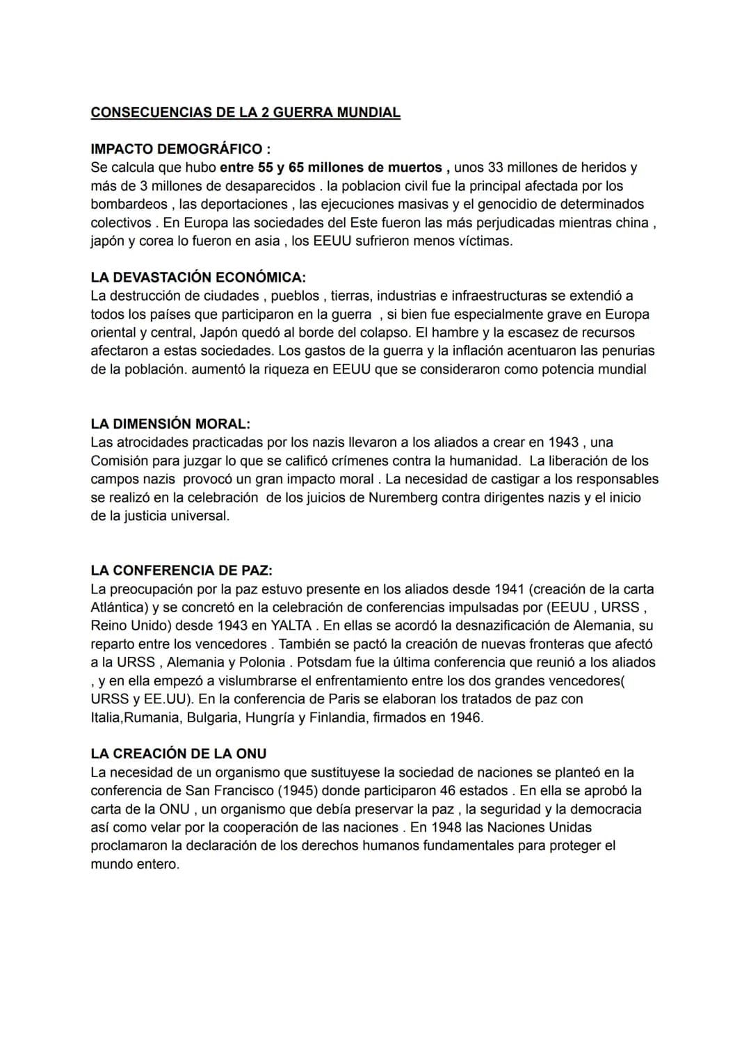 La Segunda Guerra Mundial
LAS CAUSAS DE LA 2 GUERRA:
Los origenes remotos de la Segunda guerra mundial remiten a las deficiencias del tratad