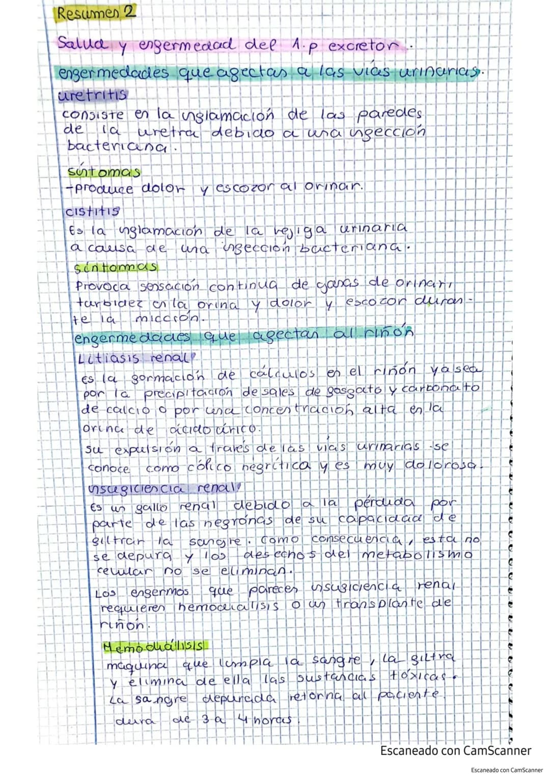 Aparato excretor tema 5 punto 45
el responsable de expulsar las sustancias toxicas
producidas por el cuerpo.
Sustancias de excrección
-Es
Co