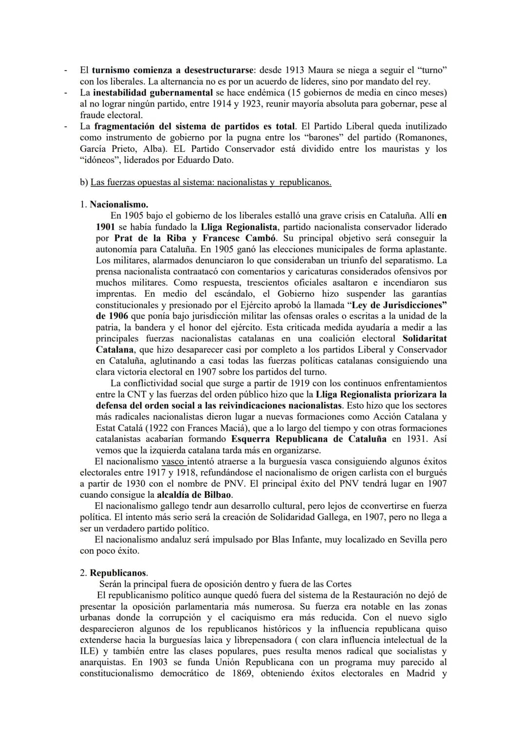 BLOQUE 9. LA CRISIS DEL SISTEMA DE LA RESTAURACIÓN Y LA CAÍDA DE
LA MONARQUÍA (1902-1931).
9.1. ALFONSO XIII Y LA CRISIS DEL SISTEMA POLÍTIC