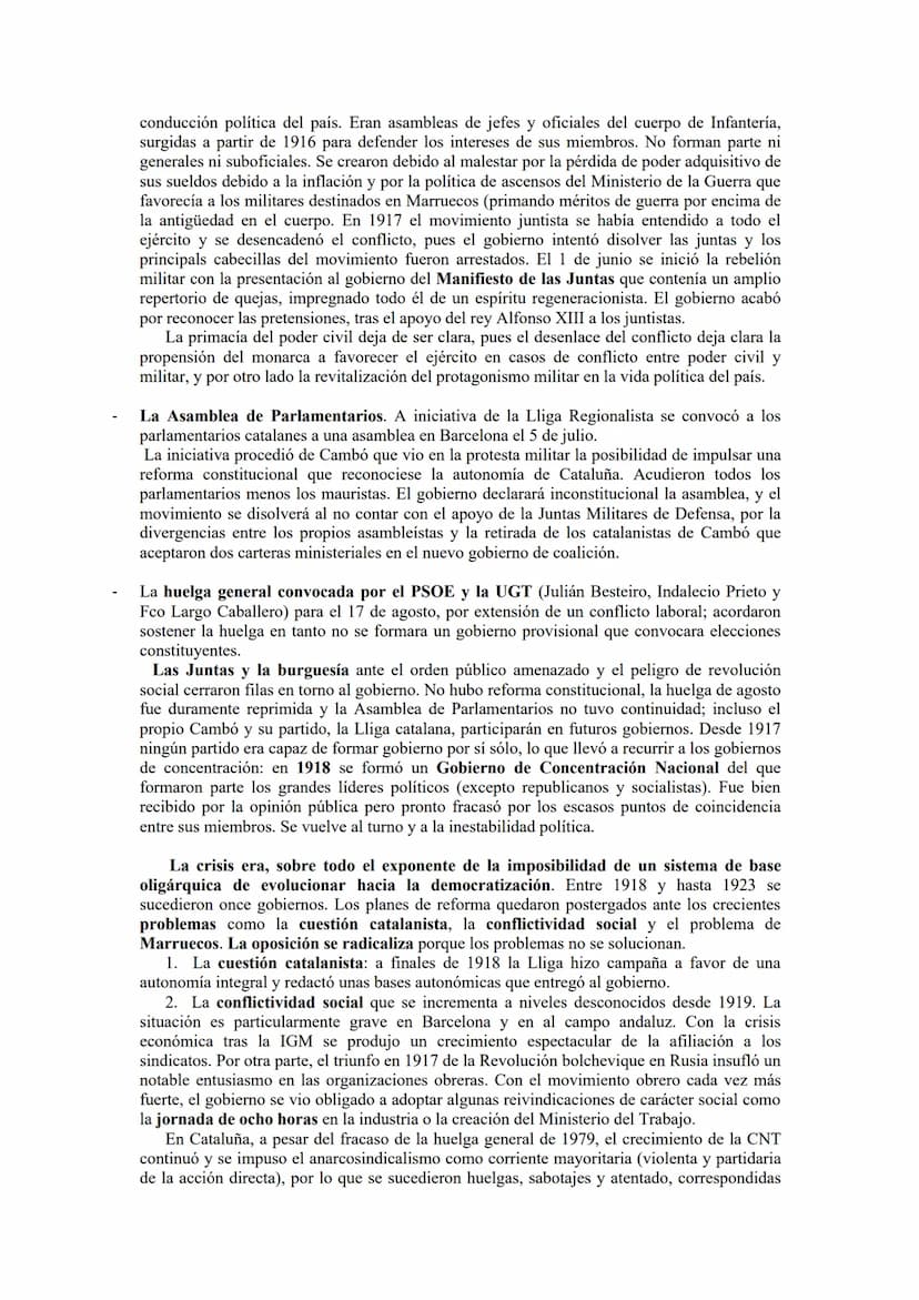BLOQUE 9. LA CRISIS DEL SISTEMA DE LA RESTAURACIÓN Y LA CAÍDA DE
LA MONARQUÍA (1902-1931).
9.1. ALFONSO XIII Y LA CRISIS DEL SISTEMA POLÍTIC