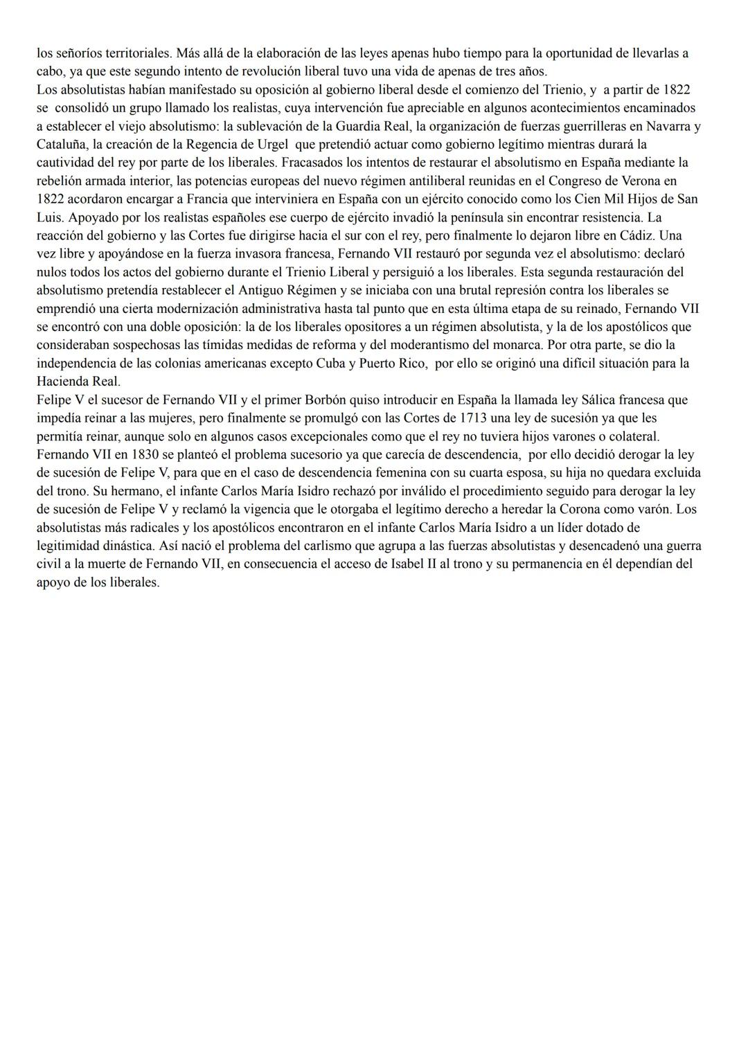 # Tema 4: La crisis del Antiguo Régimen (1788-1833)

El reinado de Fernando VII (1814-1833)

Tras el tratado de Valençay en 1813, Fernando V