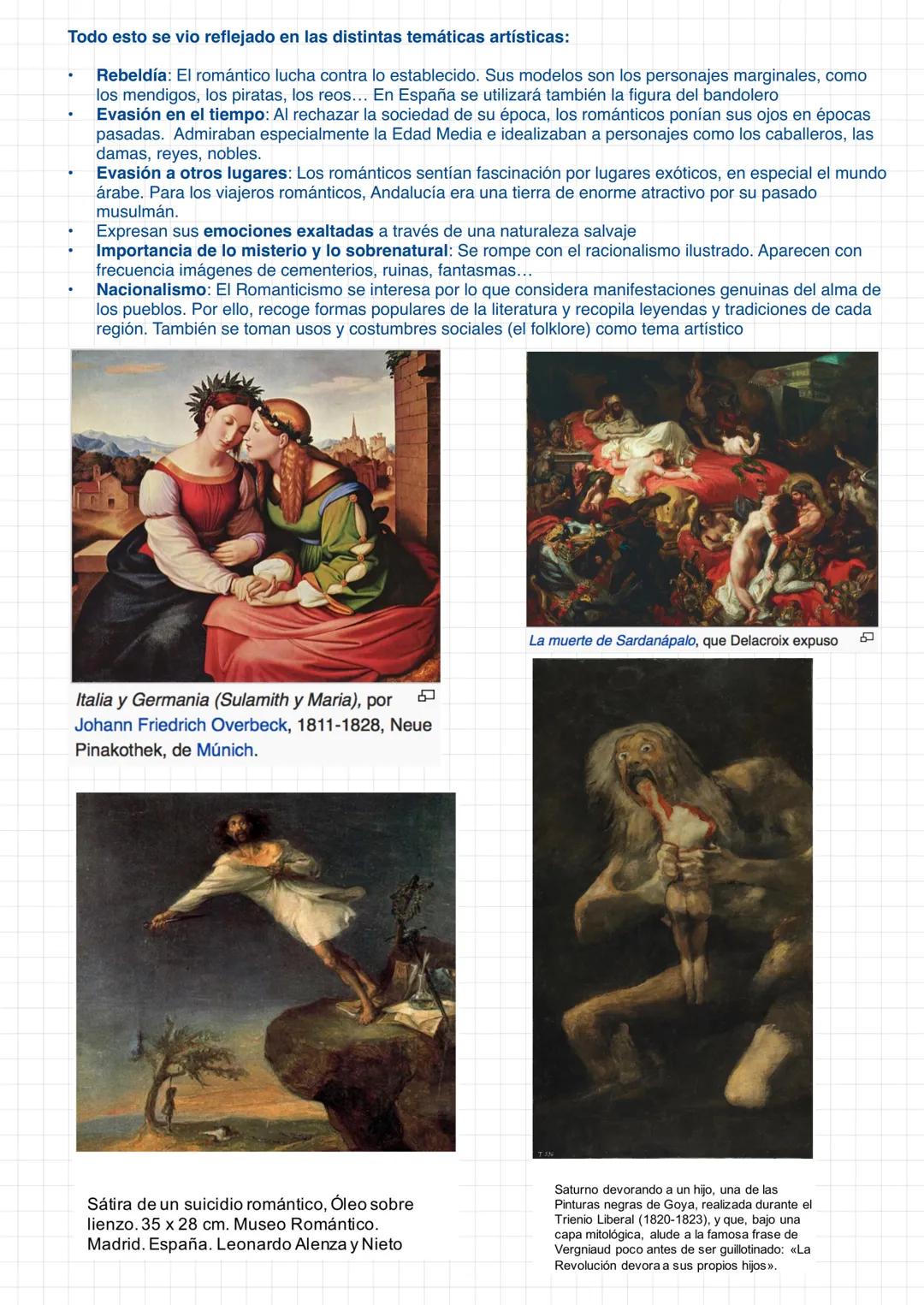 # 1.1. Analiza el sentimiento romántico y su relación con el arte

Para algunos autores, Romanticismo proviene del francés roman ('novela').