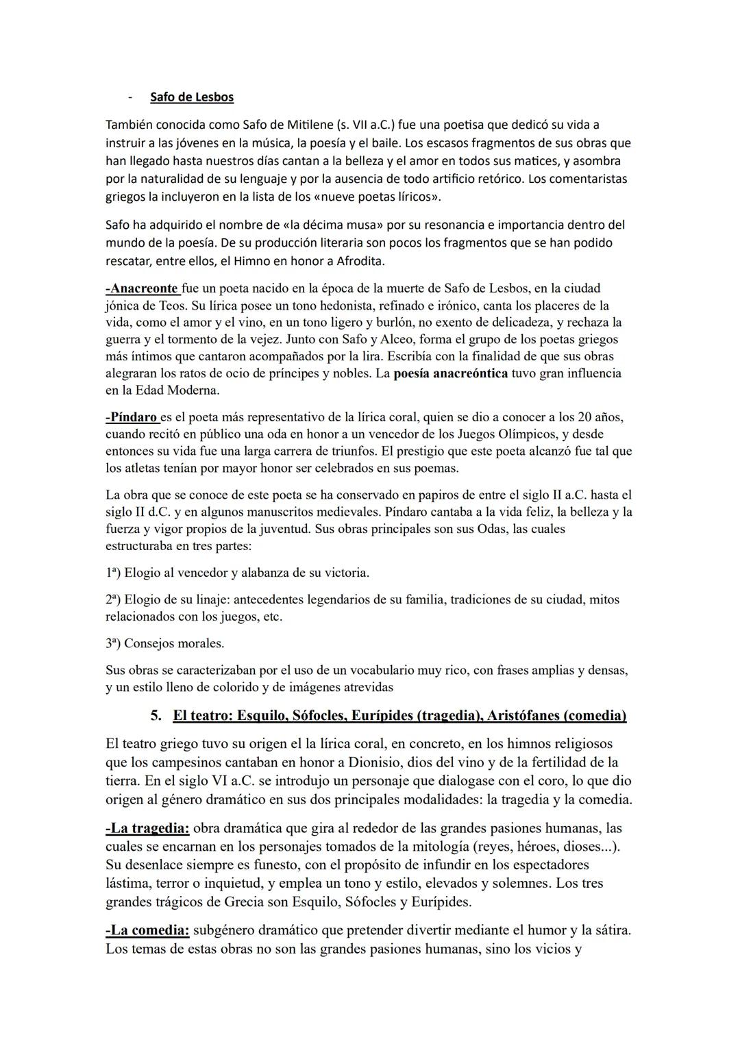 Literatura Universal.
TEMA 2 :La literatura griega: características, géneros, autores y obras
principales.
1. Contexto histórico de Grecia
G