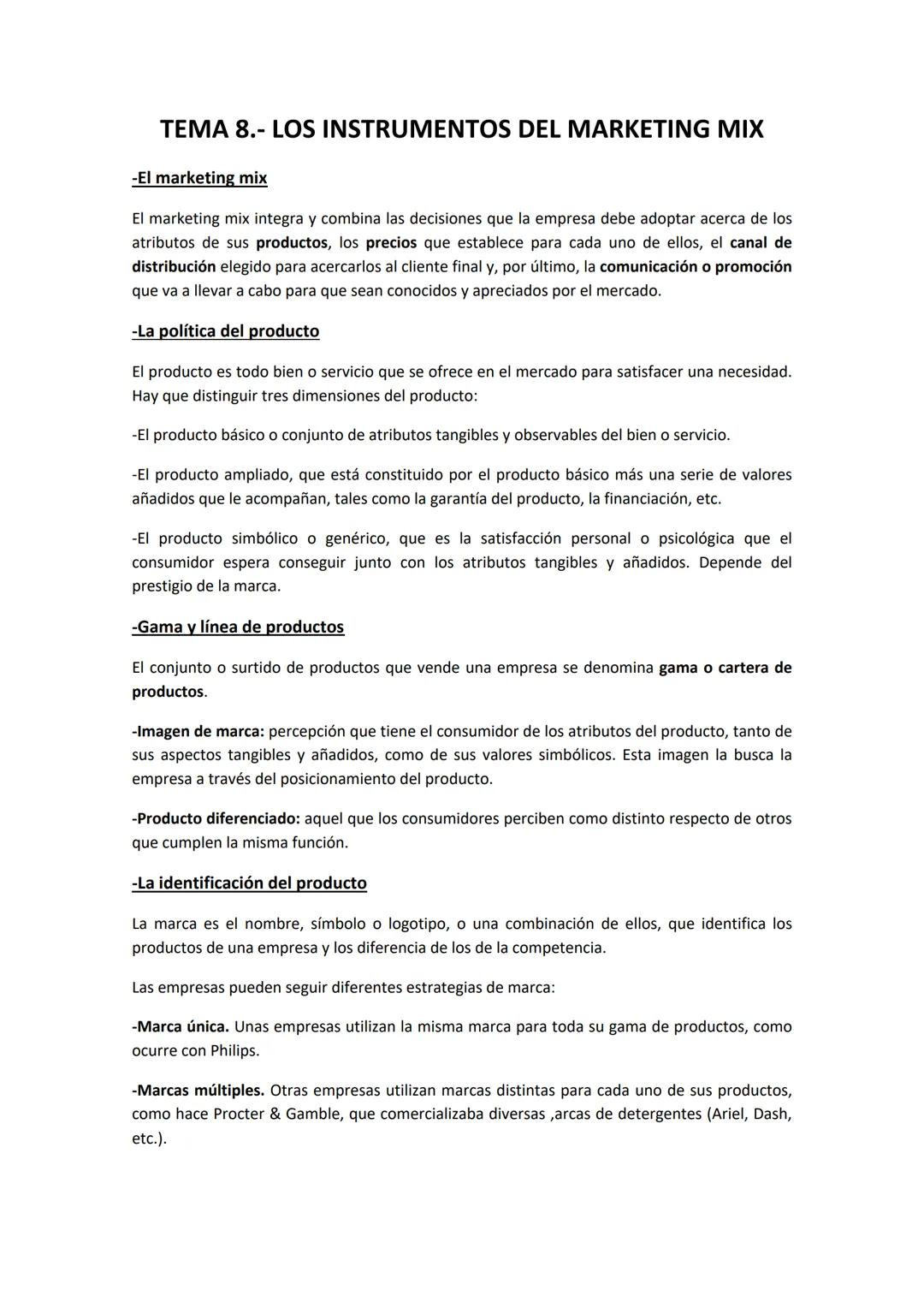 Tema 6.- Productividad, eficiencia e innovación
El indicador utilizado para medir la eficiencia de la empresa es la productividad, un concep
