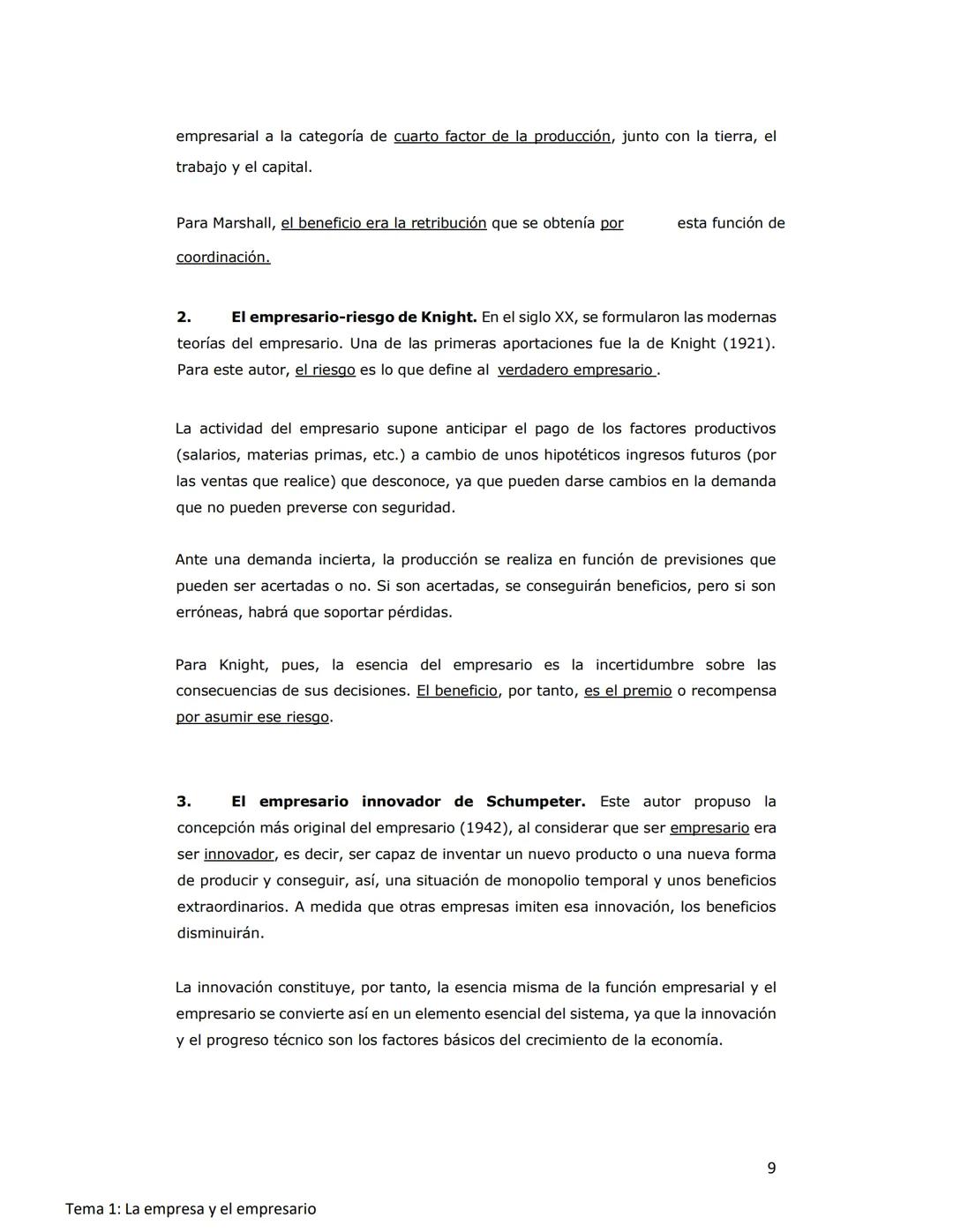ECONOMÍA. TEMA 1. 2º BACHILLERATO
TEMA 1: LA EMPRESA Y EL EMPRESARIO
1. ACTIVIDAD ECONÓMICA Y EMPRESA
Aunque la escasez de recursos es el pr