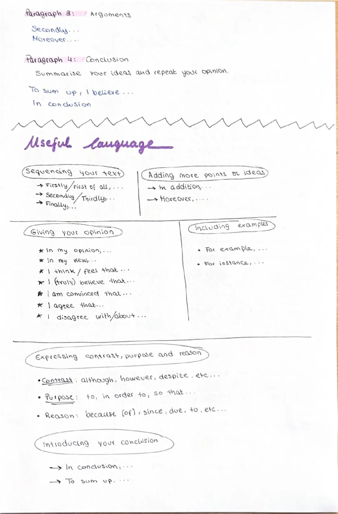 # Writing

- Opinion essay
When you write an opinion essay, you must say what you think
about a topic and try to convince the reader of your