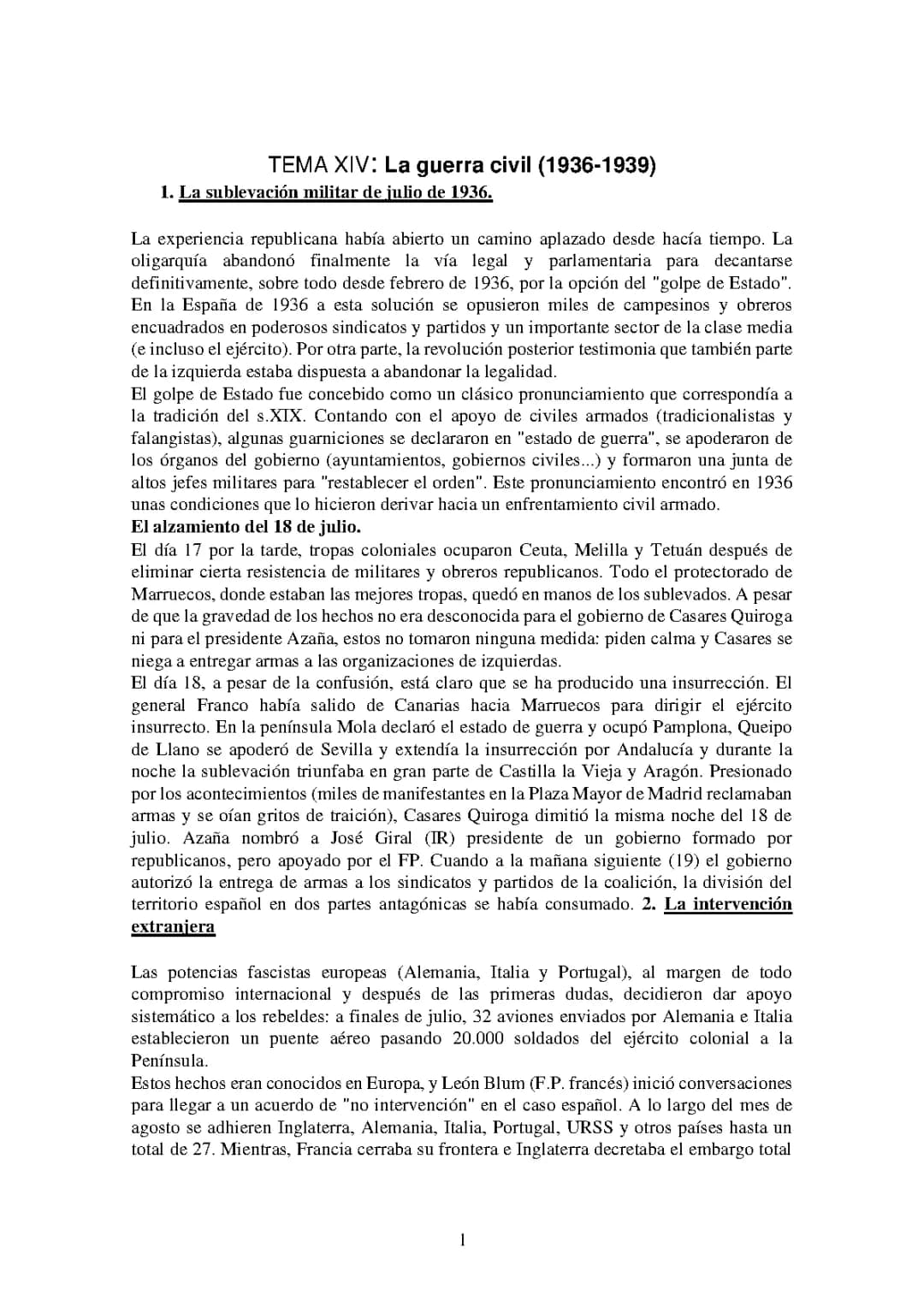 La Guerra Civil Española: Resumen y Significado