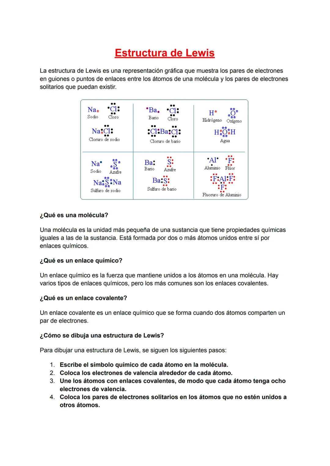 Estructura Lewis