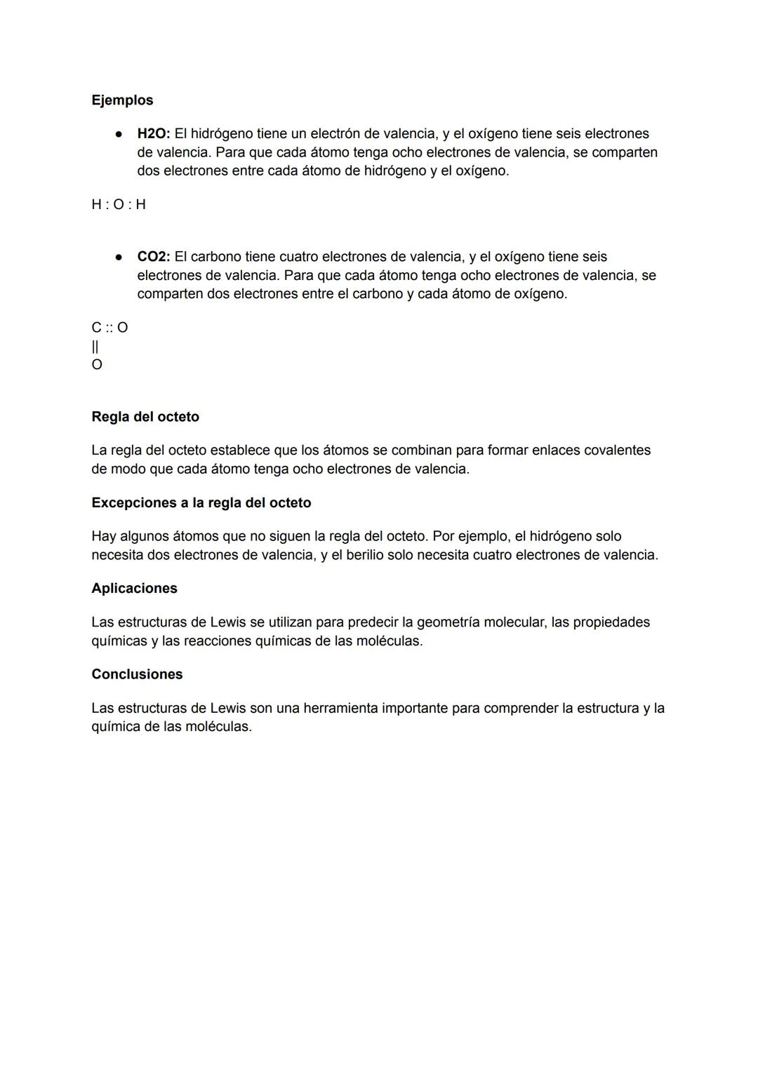 Estructura de Lewis
La estructura de Lewis es una representación gráfica que muestra los pares de electrones
en guiones o puntos de enlaces 