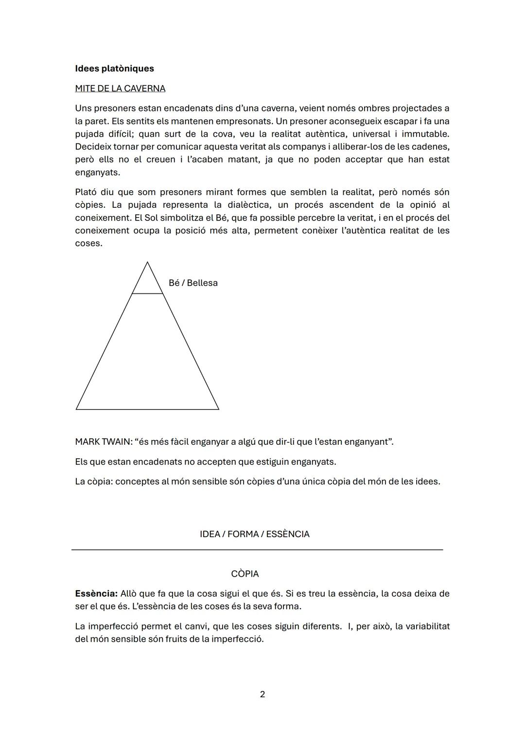 # TEMA 1. PLATÓ
Breus dades bibliogràfiques

Es deia Aristocles, Plató és un nom que li ve per tenir l'esquena o el front molt amples. Va
re
