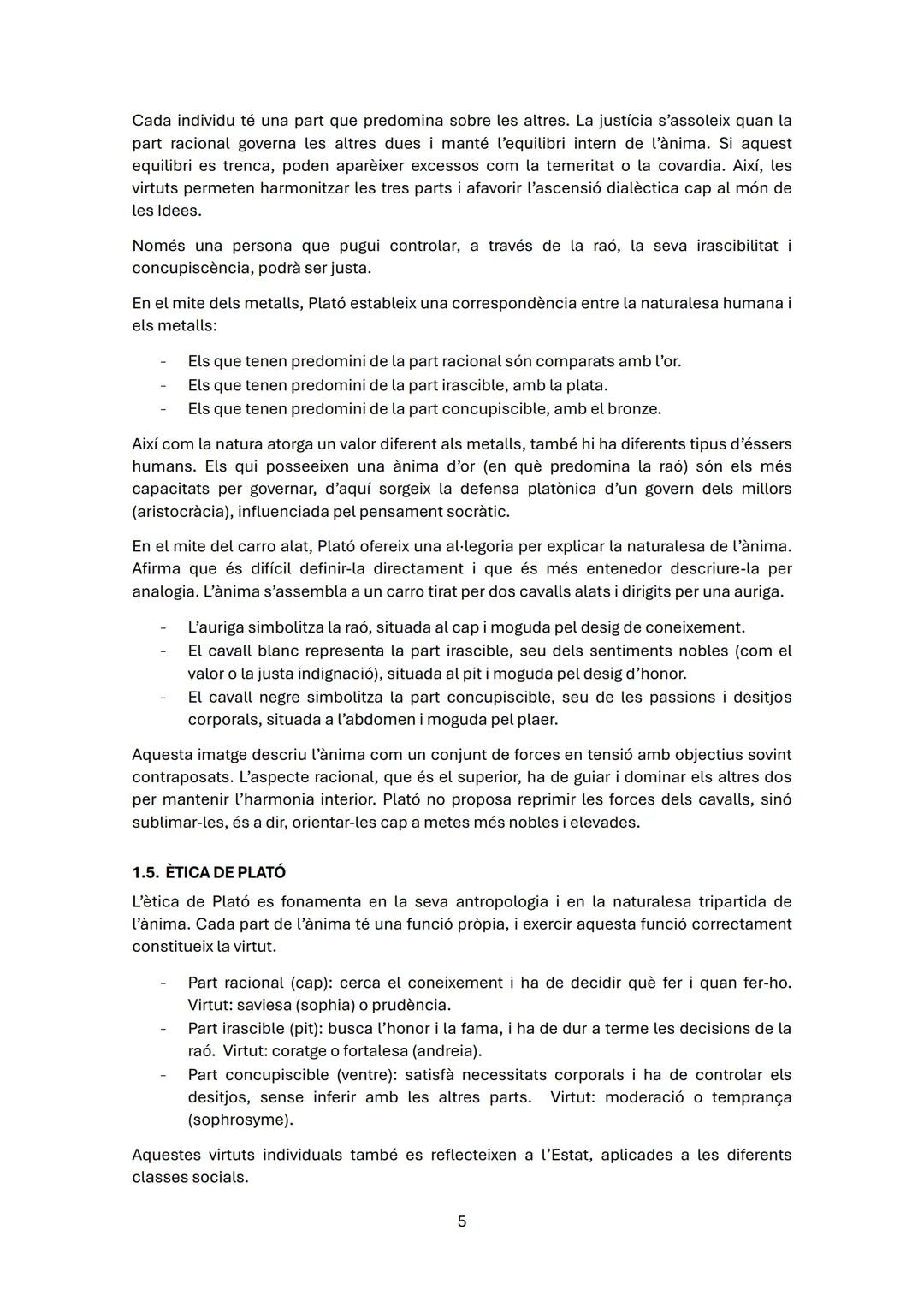 # TEMA 1. PLATÓ
Breus dades bibliogràfiques

Es deia Aristocles, Plató és un nom que li ve per tenir l'esquena o el front molt amples. Va
re