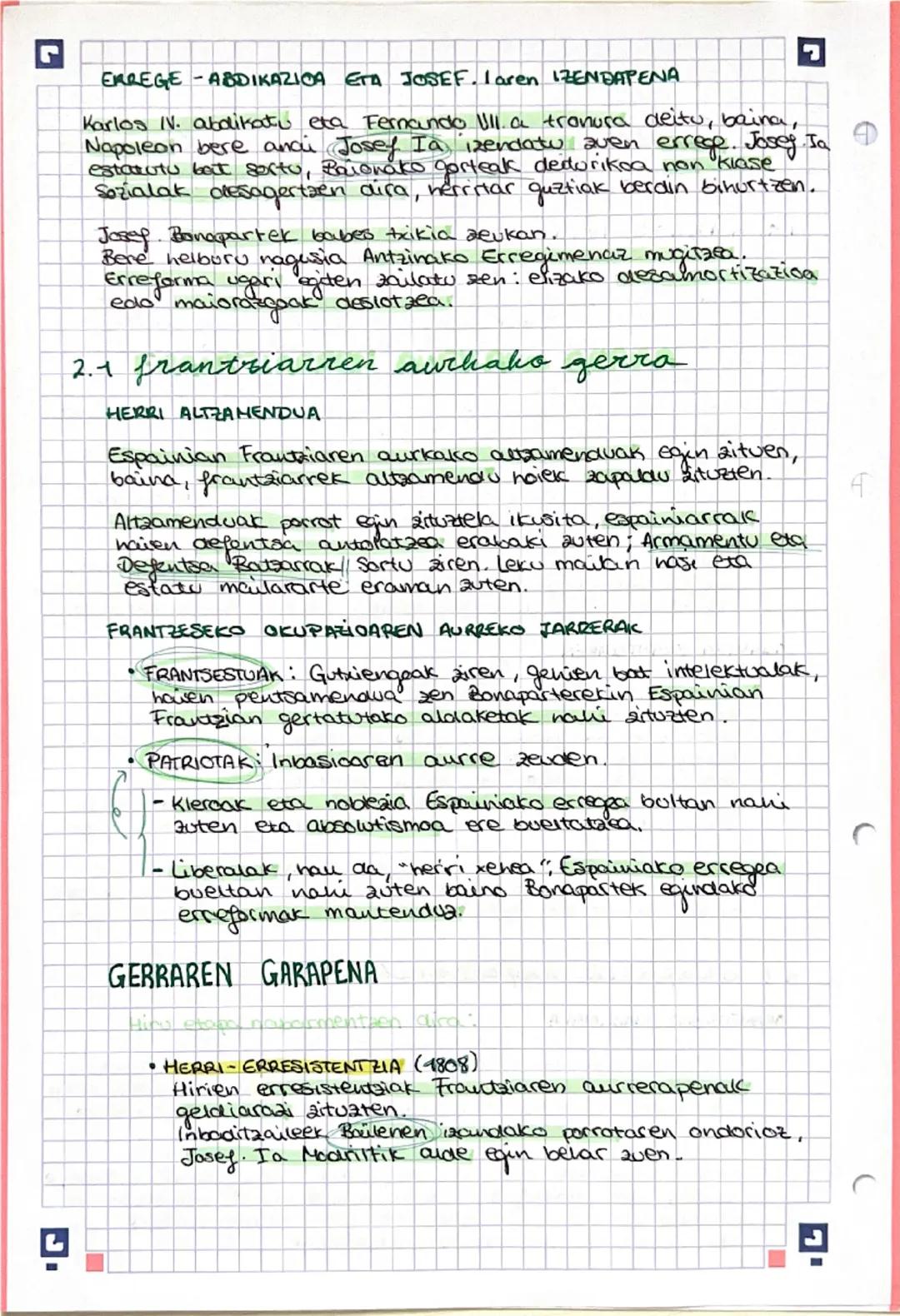 liberalismoa eta absolutismoa
(1788-1833)

1.1. KARLOS IV.a
IRAULTZA HEDATZEAREN BELDURRA ESPAINIAN

Karlos IV. tronura heltzean Frantaian h
