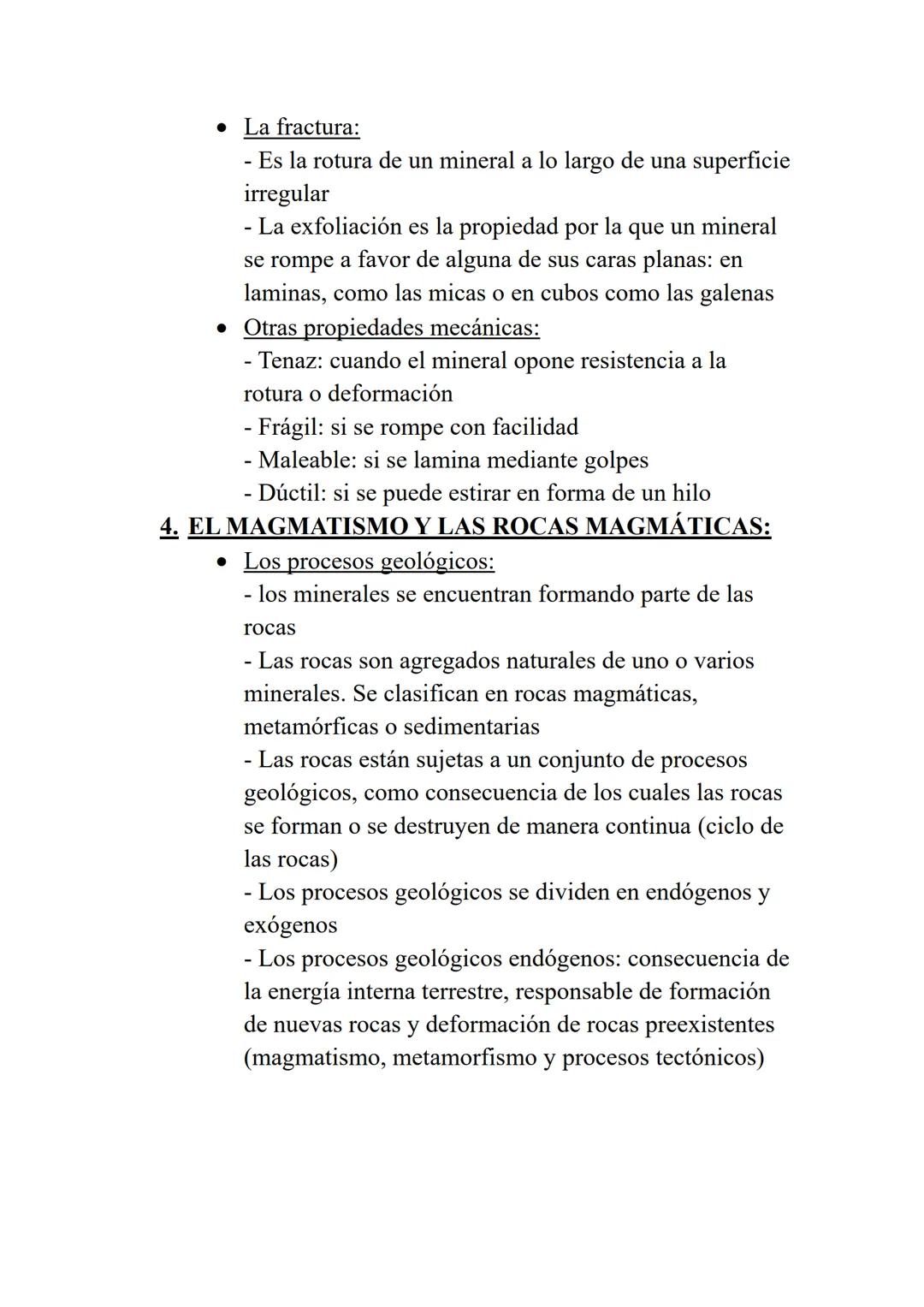 TEMA 9: LOS PROCESOS GEOLÓGICOS Y LA
FORMACIÓN DE LAS ROCAS
1. LA COMPOSICIÓN DE LA GEOSFERA:
• La composición de la geosfera: los minerales