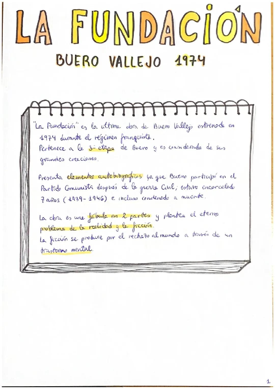 LA FUNDACIÓN (Buero Vallejo 1974)
