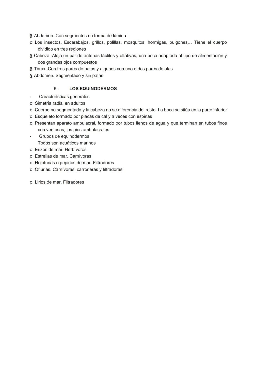 TEMA 7 LOS ANIMALES INVERTEBRADOS
1.
LOS ANIMALES INVERTEBRADOS
Es el grupo de animales más numeroso de la naturaleza. Sus características s