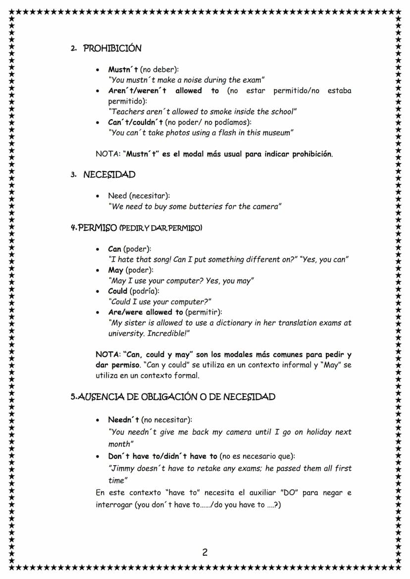--- OCR Start ---
MODAL VERBS
1º Y 2º BACHILLERATO
THEORY
Un verbo modal es aquel que se usa en combinación con un verbo
principal para expr