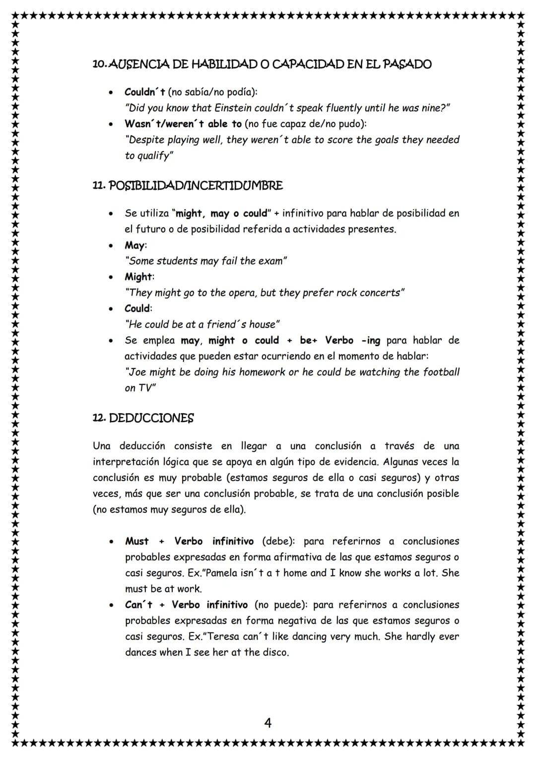 --- OCR Start ---
MODAL VERBS
1º Y 2º BACHILLERATO
THEORY
Un verbo modal es aquel que se usa en combinación con un verbo
principal para expr