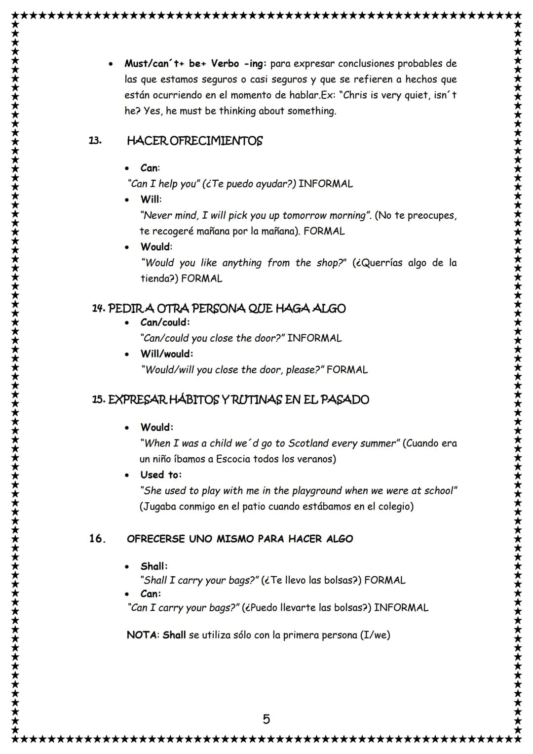 --- OCR Start ---
MODAL VERBS
1º Y 2º BACHILLERATO
THEORY
Un verbo modal es aquel que se usa en combinación con un verbo
principal para expr