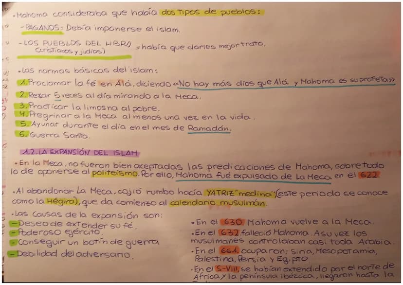 
<h2 id="origendelislamresumen">Origen del Islam: Resumen</h2>
<p>El islam tiene origen en la península arábiga a principios del S-VII. La p