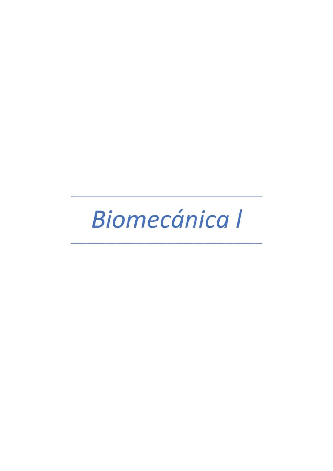 Apuntes Biomecanica
