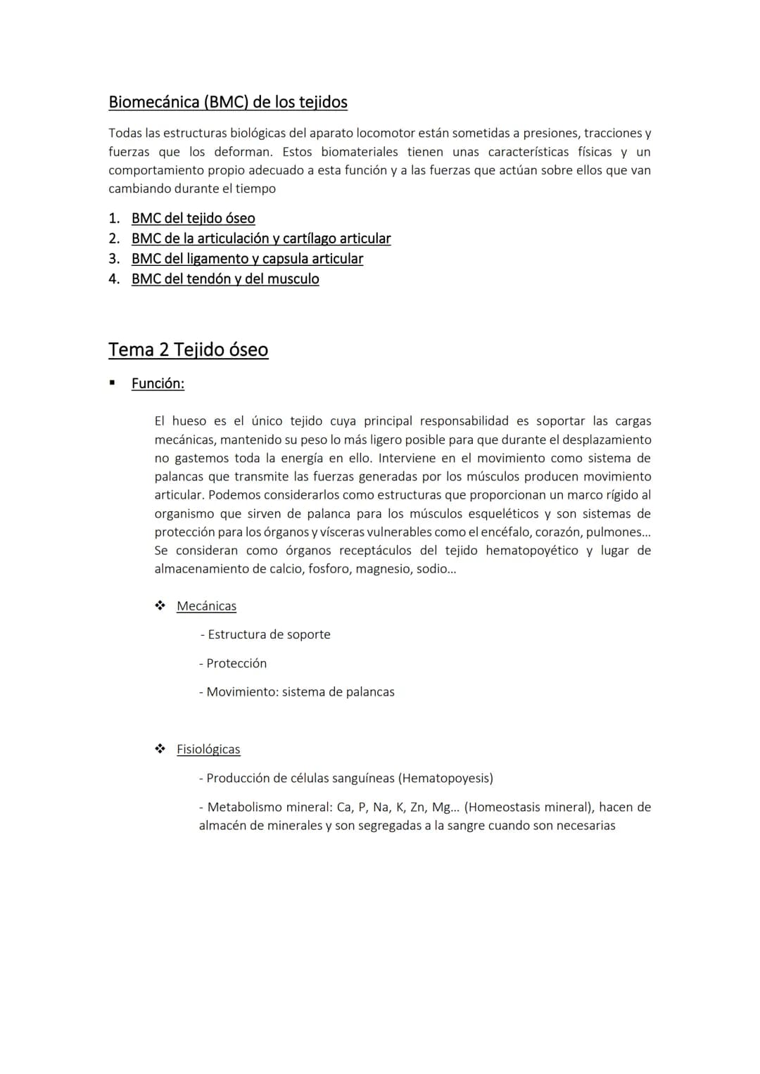 Biomecánica I Tema 1 Introducción a la Biomecánica clínica
Cinesiología: movimiento de los seres vivos.
Estudio de las bases biológicas y me