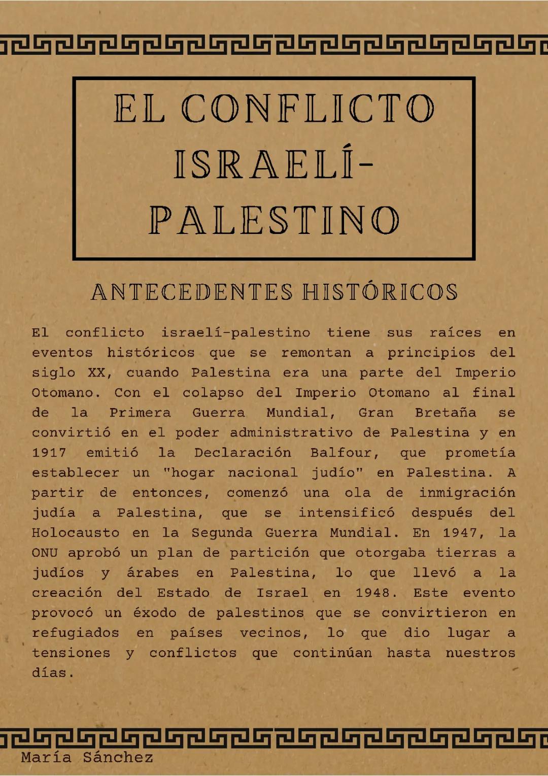 Todo sobre el Conflicto Israelí-Palestino: Históricos, Territorios y Etapas