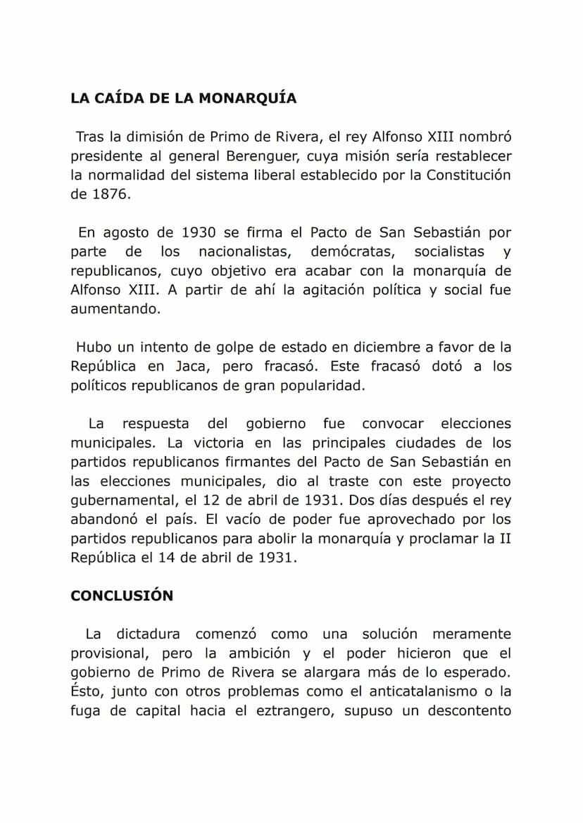 3. ALFONSO XIII Y LA CRISIS DE LA RESTAURACIÓN. LA
DICTADURA DE PRIMO DE RIVERA Y LA CAÍDA DE LA
MONARQUÍA, LOS PROBLEMAS ECONÓMICOS.
INTROD