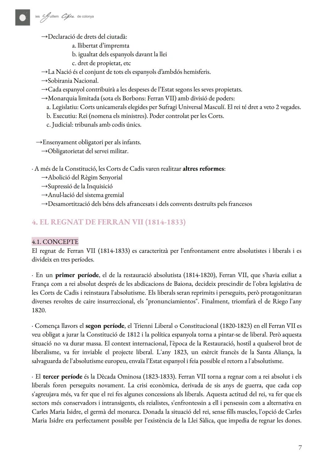 APUNTS SEGON DE BATXILLERAT
HISTÒRIA D'ESPANYA
CURS 24-25
AUTORIA: Amelie Luisa Bradburn.
NIVELL ACADÈMIC: 2n de batxillerat, B.
TUTORIA: Al
