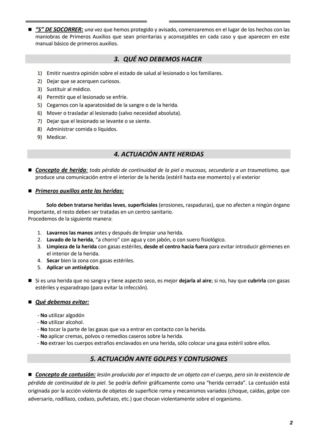 # 1. QUÉ SON LOS PRIMEROS AUXILIOS

El conjunto de actuaciones y técnicas que permiten la atención inmediata de un accidentado hasta que lle
