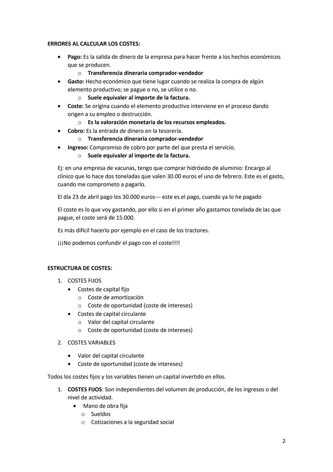# TEMA 16. CALCULO DE COSTES.

La contabilidad analítica o contabilidad de costes es el conjunto de técnicas para conocer los
costes de los 