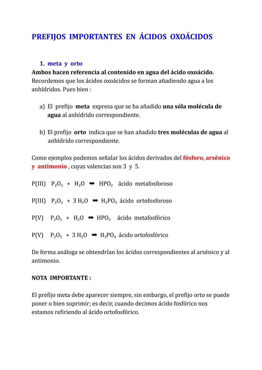 COMPUESTOS TERNARIOS
Son combinaciones entre tres elementos distintos que entran a formar
parte de la molécula en diferentes proporciones.
Á