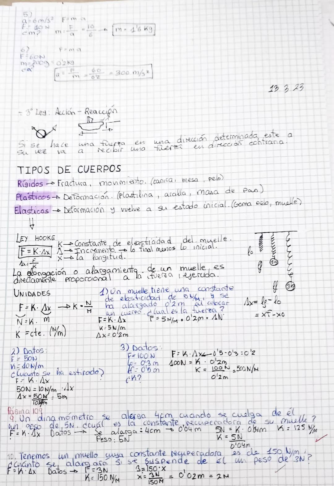 TEMA 5: LAS FUERZAS Y SUS EFECTOS
de deforma do
Su
e)
Caracter vectorial de la fuerza FMagnitud vectorial
Vector un segmento orientado
to
Co