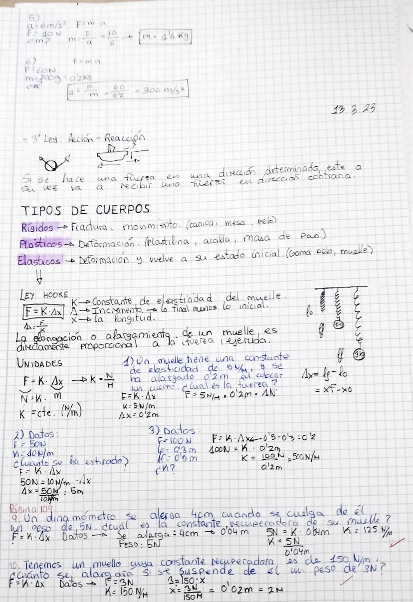 TEMA 5: LAS FUERZAS Y SUS EFECTOS
de deforma do
Su
e)
Caracter vectorial de la fuerza FMagnitud vectorial
Vector un segmento orientado
to
Co