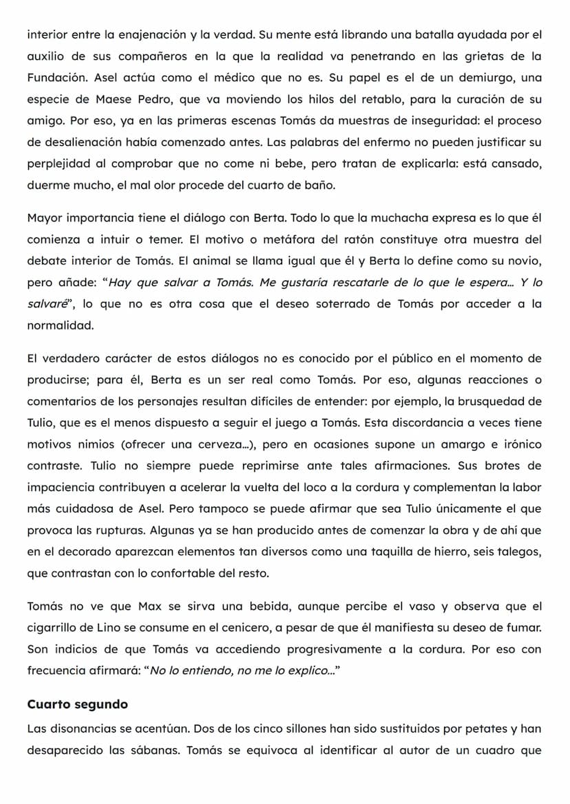 RESUMEN DE LA FUNDACIÓN | SELECTIVIDAD
La Fundación fue la última obra de Buero Vallejo estrenada en 1974, durante el régimen de
Franco. En 