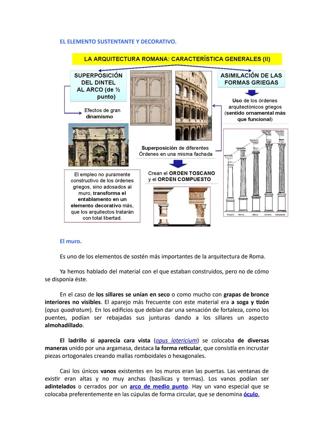 ARTE ROMANO La civilización romana, heredera de la tradición griega y etrusca, constituyó un
estado cuya presencia impregnó todas sus manife