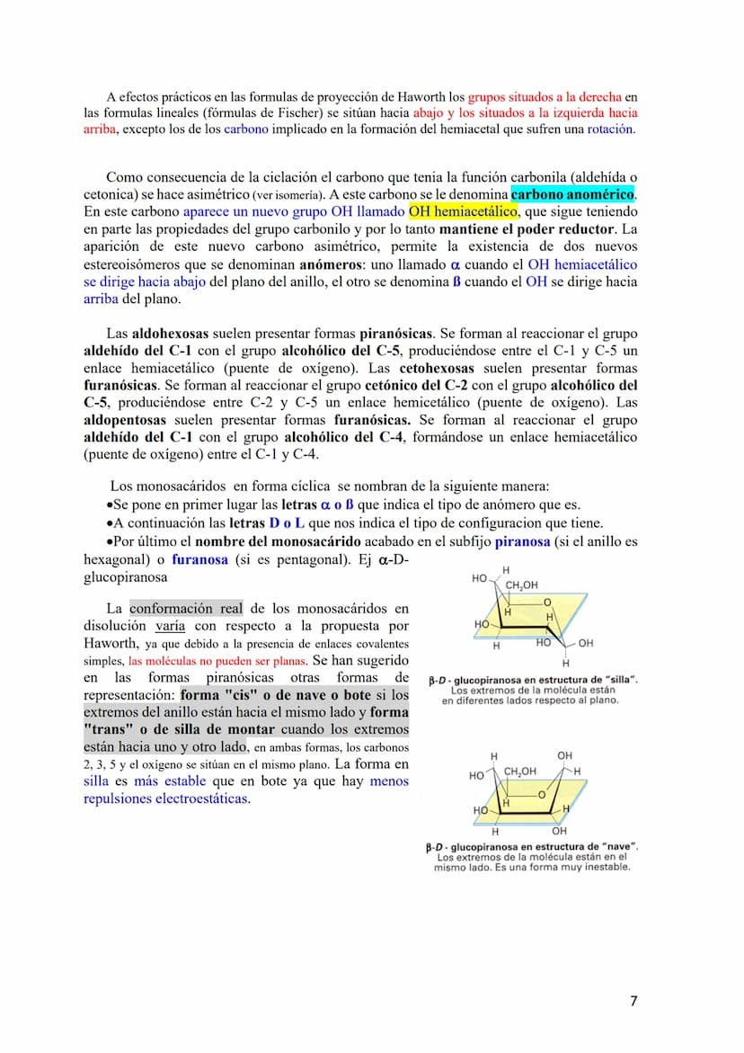 TEMA 2.- GLÚCIDOS
1. Composición química general y nomenclatura. Funciones generales (energética y
estructural) y clasificación (monosacárid