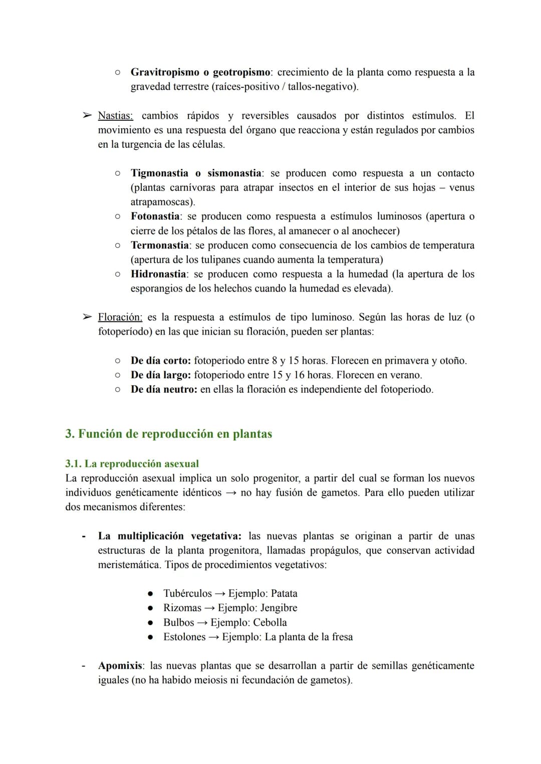 T-7: Las funciones vitales de las plantas
1. Función de nutrición en plantas
Las plantas tienen nutrición autótrofa. Mediante la fotosíntesi