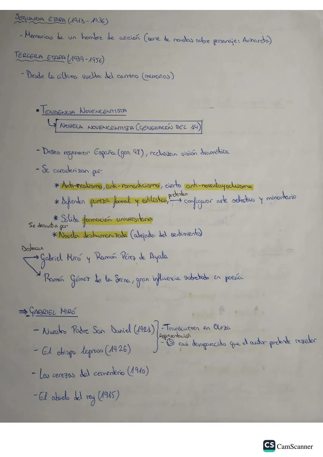 
<p>La novela desde principios del siglo XX hasta 1939 abarca una serie de tendencias y autores representativos que reflejan el contexto his