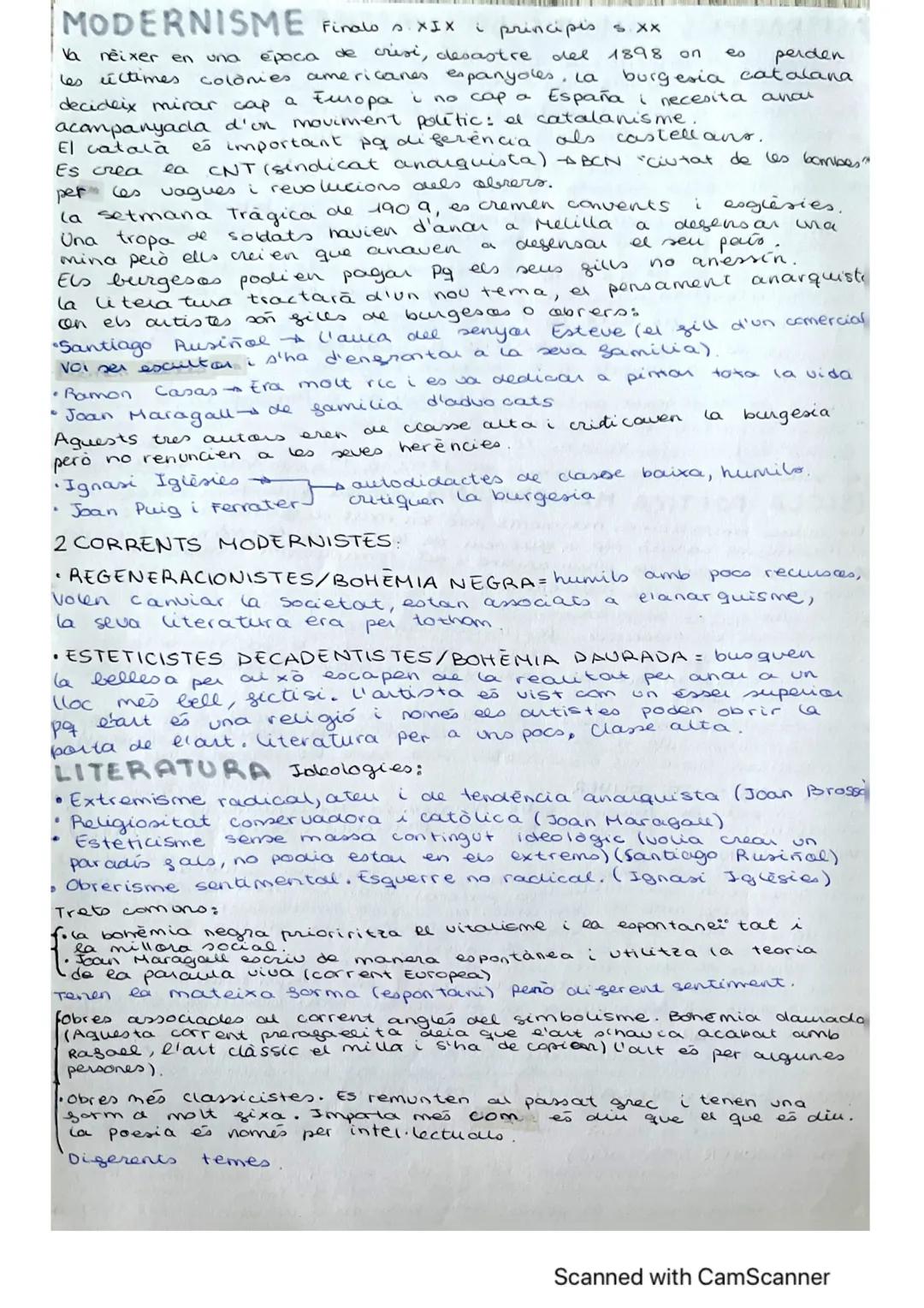 # MODERNISME Finalo XIX i principis s.xx
Va néixer en una época de crisi, desastre del 1898 on es perden
les éctimes colònies americanes esp