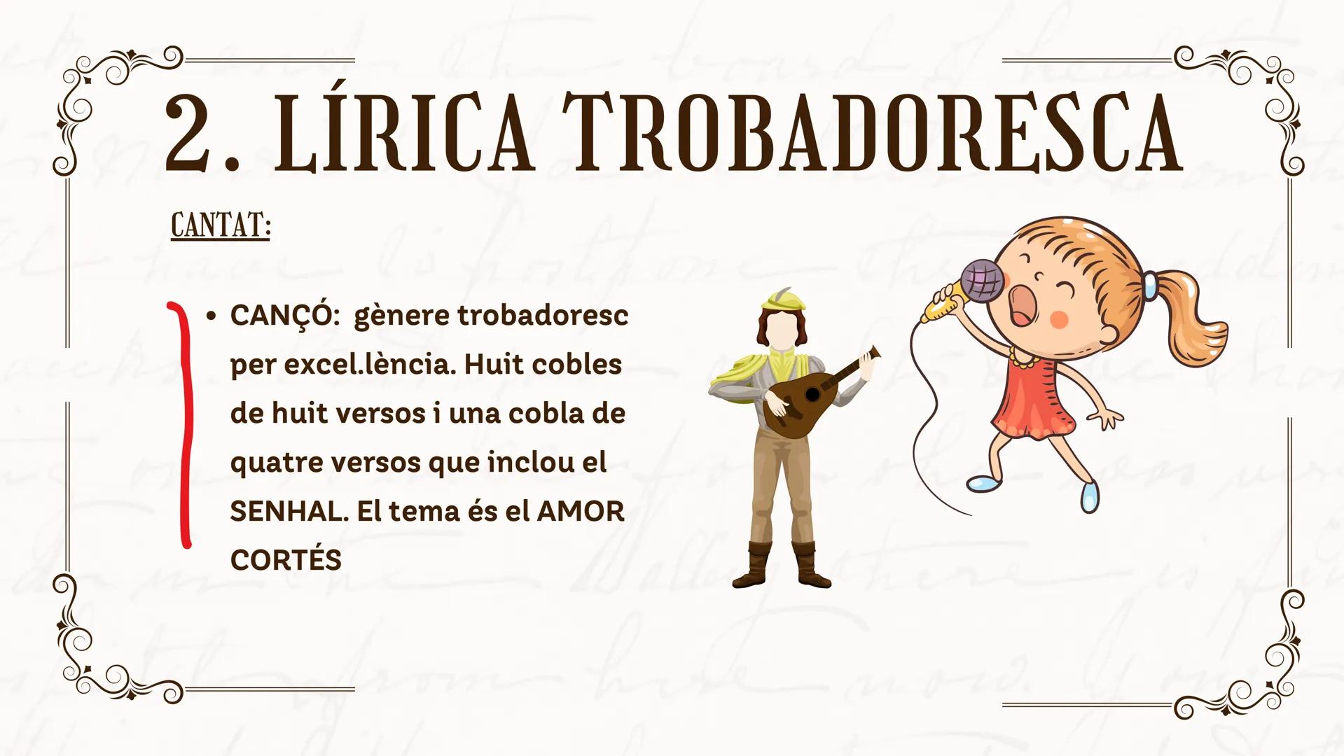 1.LES CRÒNIQUES
Són narracions escrites entre els s.XIII i XIV que descriuen batalles,
conquestes i altres esdeveniments rellevants dels reg