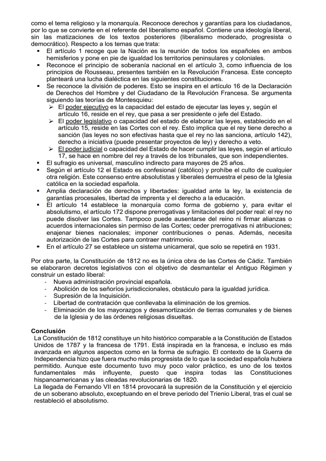 TEMA 7: LAS CORTES DE CÁDIZ. LA CONSTITUCIÓN DE 1812
Introducción
El reinado de Carlos IV rompió con el reformismo iniciado por los Borbones