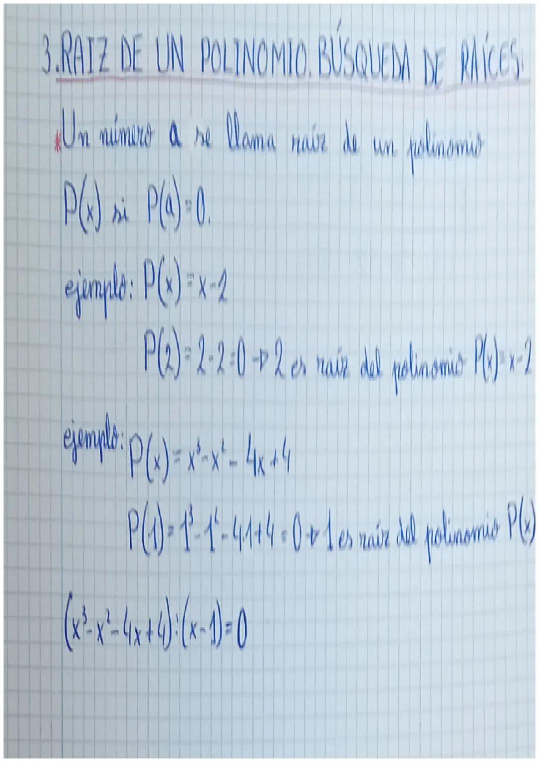 Tema 2: Polinomios y fracciones
algebraicas
1. Polinomios. Operaciones:
1
3 x 5 + 14x4 - 1 x³ + √ = x² + 4 + polinomio grado 5
2
3x5
14x"
1
