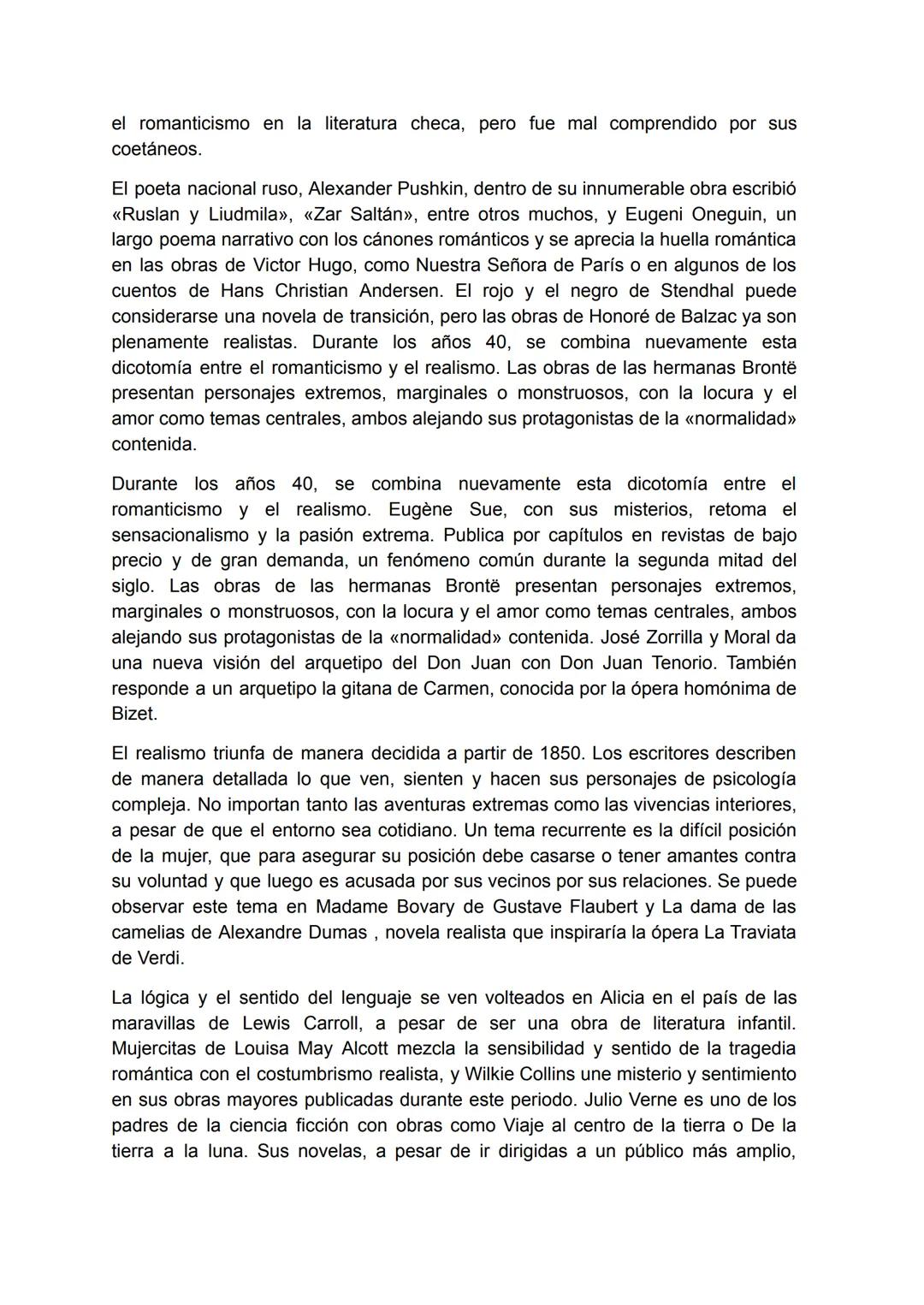 La Regenta:
Contexto histórico, social y económico del
naturalismo y realismo:
La época realista en Europa se inicia con la revolución obrer
