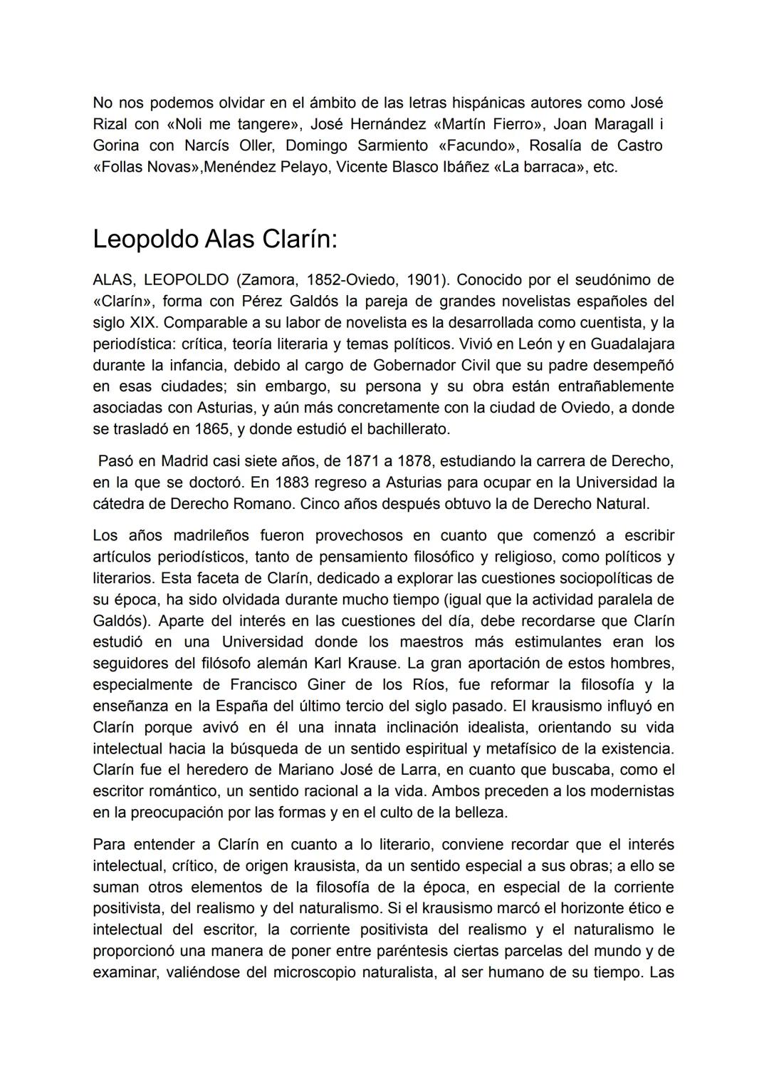 La Regenta:
Contexto histórico, social y económico del
naturalismo y realismo:
La época realista en Europa se inicia con la revolución obrer