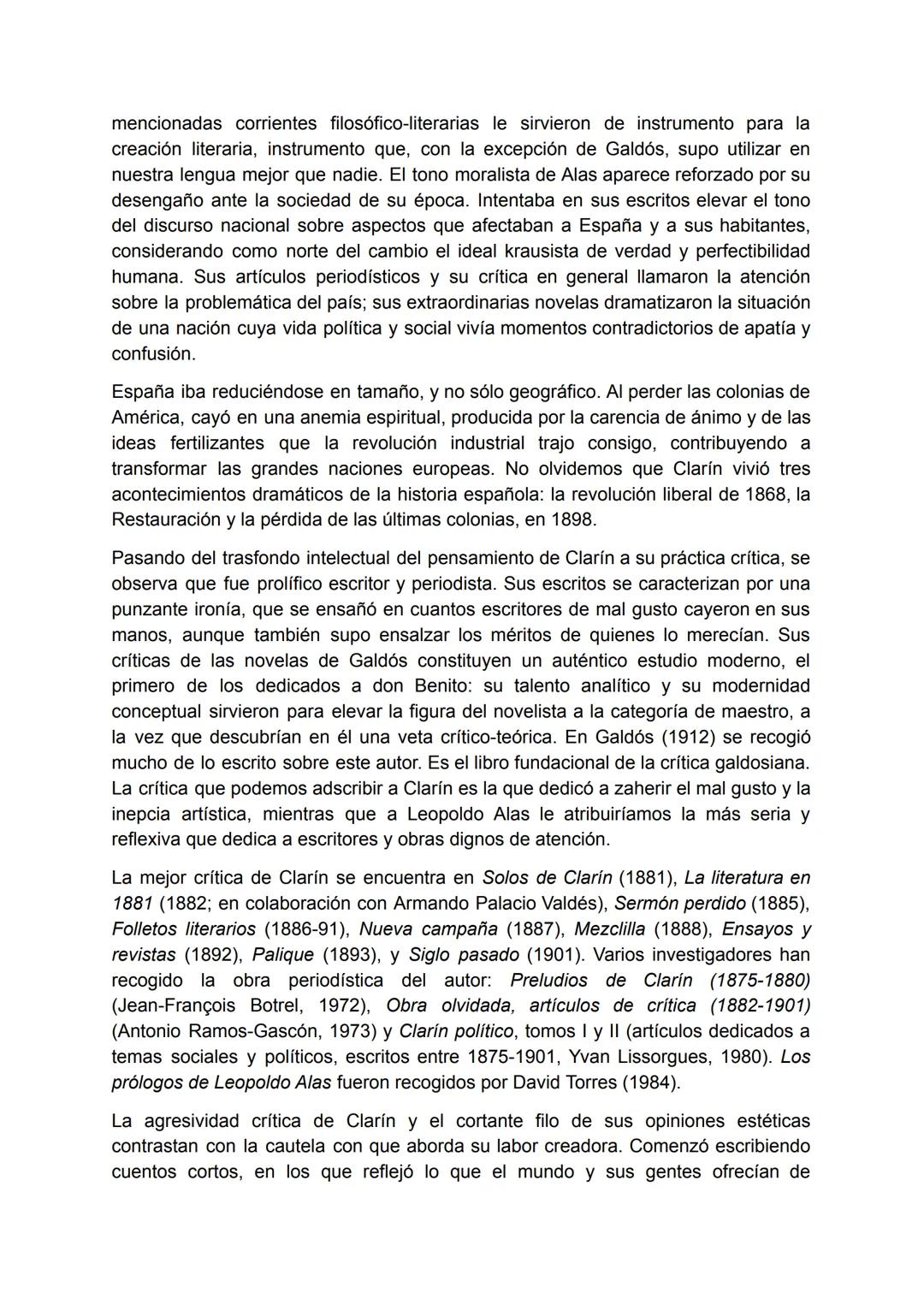 La Regenta:
Contexto histórico, social y económico del
naturalismo y realismo:
La época realista en Europa se inicia con la revolución obrer