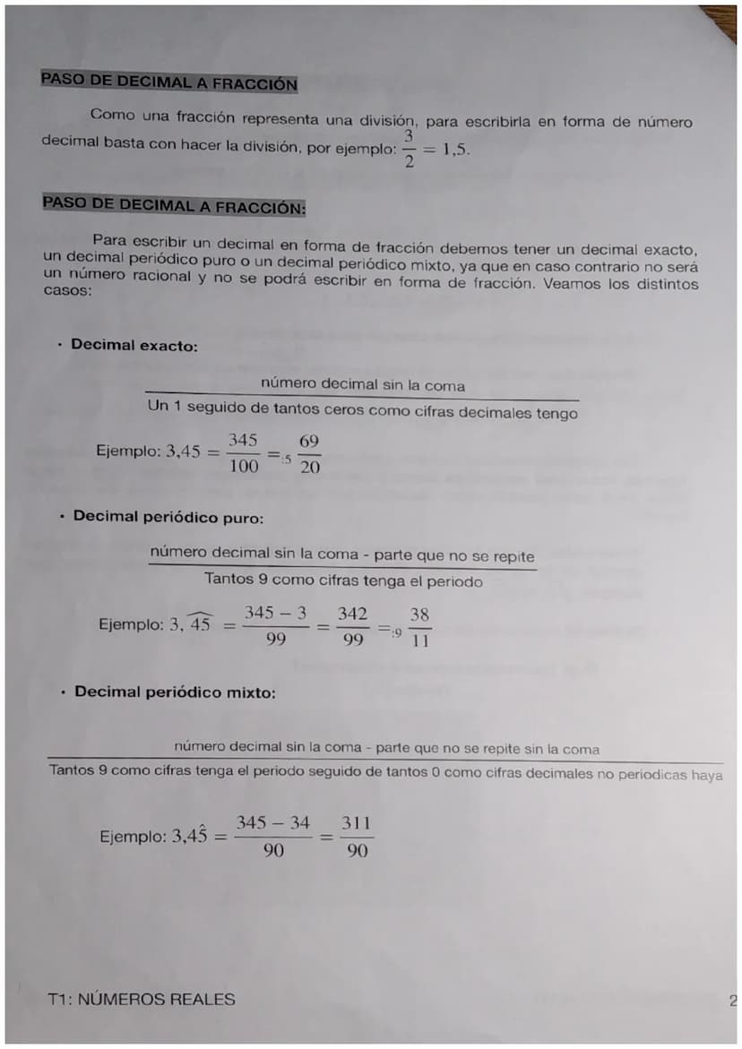 TEMA 1: NÚMEROS REALES
Recordamos los distintos tipo de números que ya conoces:
• Naturales: son los números que se usan para contar y orden