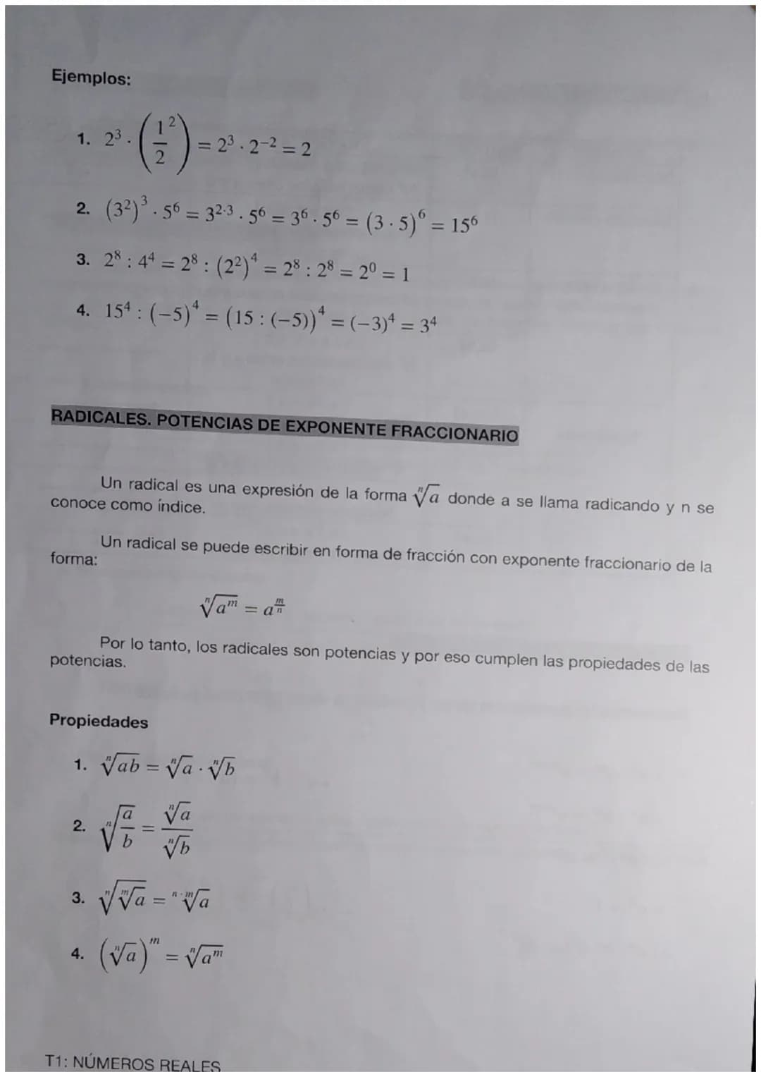 TEMA 1: NÚMEROS REALES
Recordamos los distintos tipo de números que ya conoces:
• Naturales: son los números que se usan para contar y orden