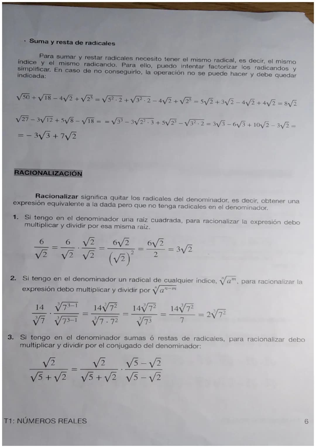 TEMA 1: NÚMEROS REALES
Recordamos los distintos tipo de números que ya conoces:
• Naturales: son los números que se usan para contar y orden