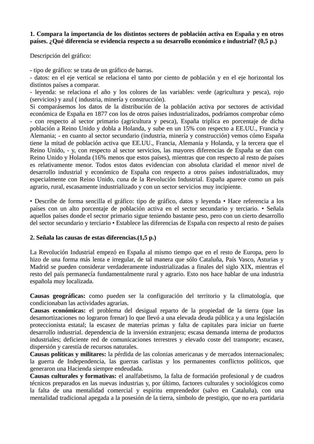 TEMA 8. EBAU.
Estándar 94.-DESCRIBE LA EVOLUCIÓN DE LA INDUSTRIA TEXTIL CATALANA, LA
SIDERURGIA Y LA MINERÍA A LO LARGO DEL SIGLO XIX (2 pun