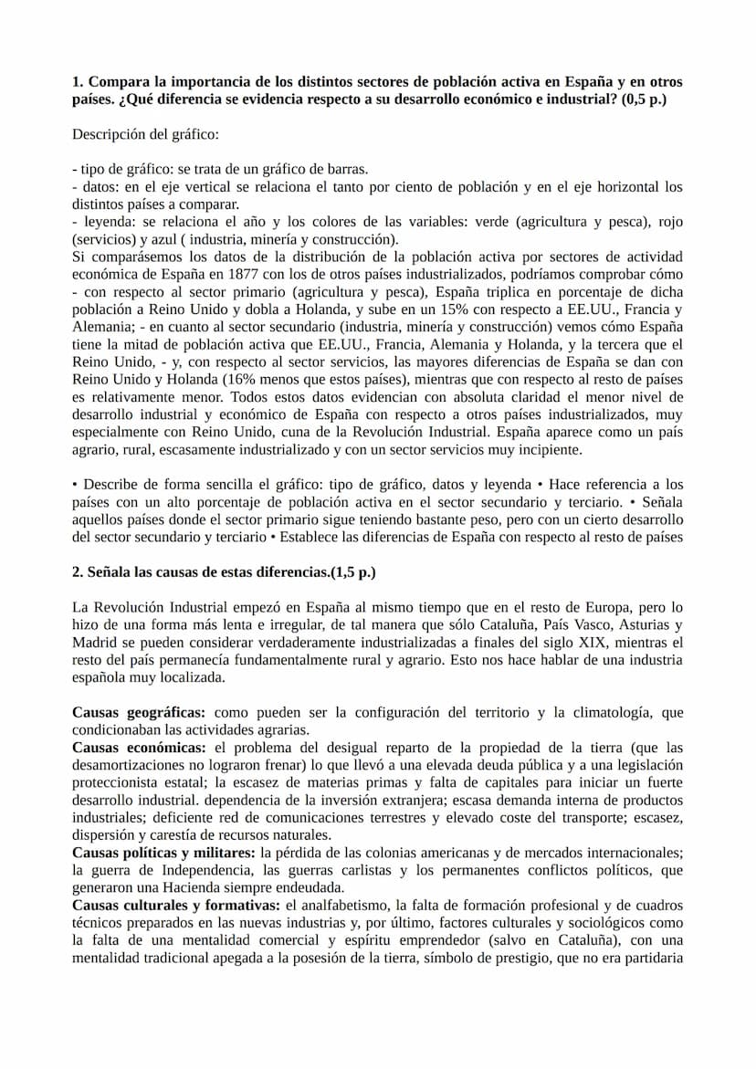 TEMA 8. EBAU.
Estándar 94.-DESCRIBE LA EVOLUCIÓN DE LA INDUSTRIA TEXTIL CATALANA, LA
SIDERURGIA Y LA MINERÍA A LO LARGO DEL SIGLO XIX (2 pun